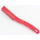 Carlisle 9" Detail Brush - Polyester Bristles, Red (42022EC05) thumbnail 3