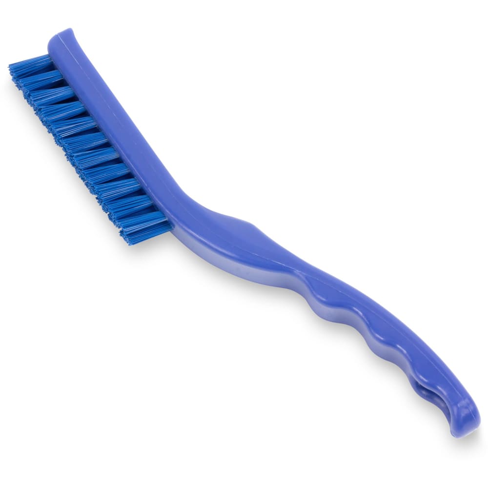 Carlisle 9" Detail Brush - Polyester Bristles, Blue (42022EC14)