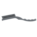 Carlisle 9" Detail Brush - Polyester Bristles, Gray (42022EC23) thumbnail 6