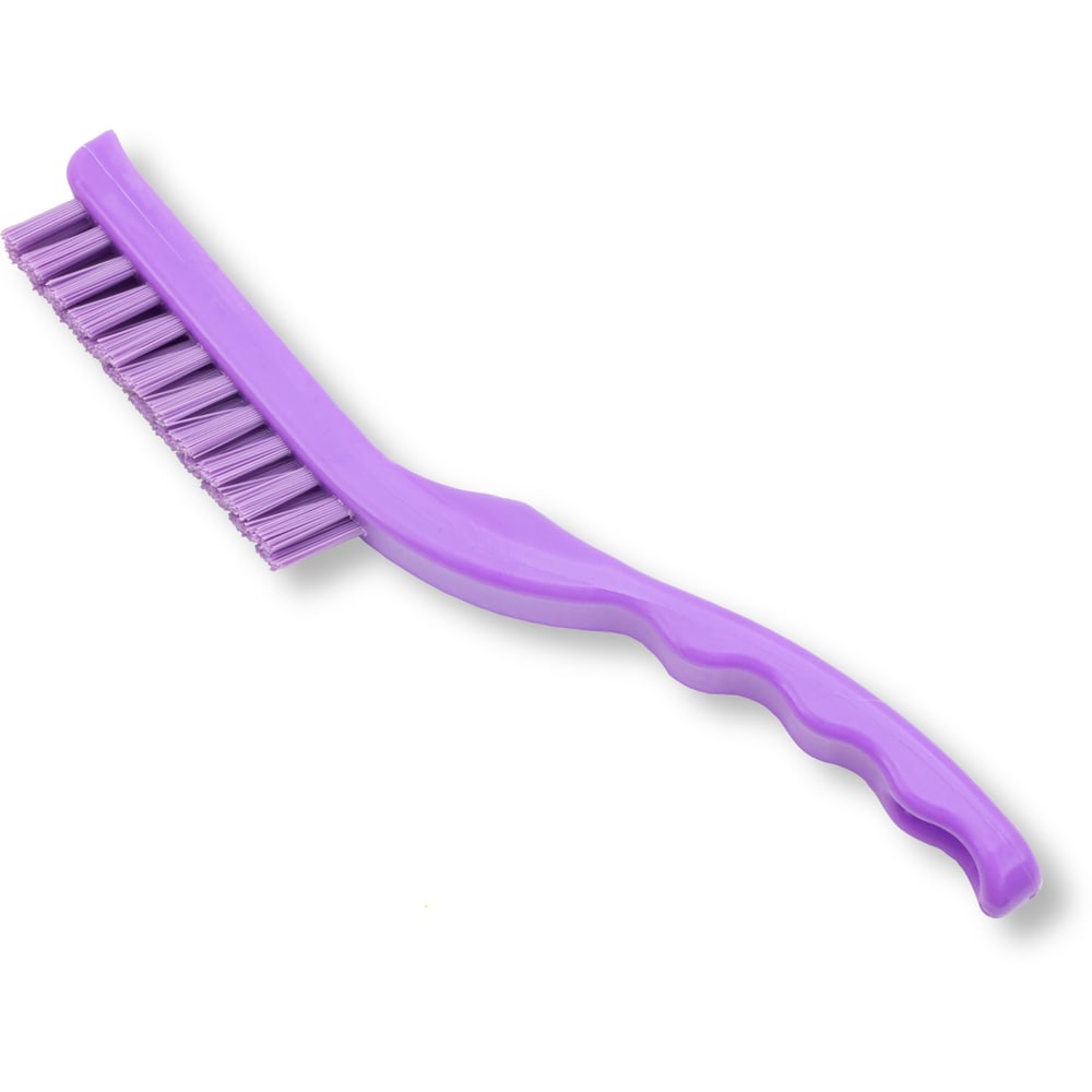 Carlisle 9" Detail Brush - Polyester Bristles, Purple (42022EC68)
