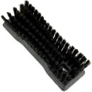 Carlisle 8" Comfort Grip Hand Scrub - Polyester Bristles, Black (42024EC03) thumbnail 3