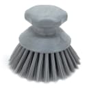 Carlisle 5" Round Scrub Brush - Polyester Bristles, Gray (42395EC23) thumbnail 3