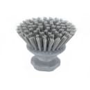 Carlisle 5" Round Scrub Brush - Polyester Bristles, Gray (42395EC23) thumbnail 5