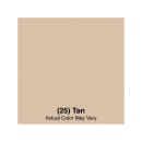 Carlisle 5" Round Scrub Brush - Polyester Bristles, Tan (42395EC25) thumbnail 2