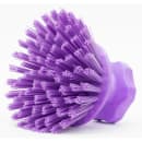 Carlisle 5" Round Scrub Brush - Polyester Bristles, Purple (42395EC68) thumbnail 2