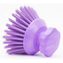 Carlisle 5" Round Scrub Brush - Polyester Bristles, Purple (42395EC68) thumbnail 3