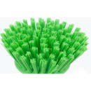 Carlisle 5" Round Scrub Brush - Polyester Bristles, Lime (42395EC75) thumbnail 4
