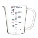 Carlisle 16 oz Oval Measuring Cup w/ Pour Spout & C-Handle, Polycarbonate, Clear (4314207) thumbnail 2