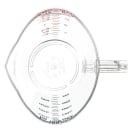 Carlisle 16 oz Oval Measuring Cup w/ Pour Spout & C-Handle, Polycarbonate, Clear (4314207) thumbnail 3