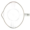 Carlisle 64 oz Oval Measuring Cup w/ Pour Spout & C-Handle, Polycarbonate, Clear (4314407) thumbnail 3