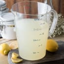 Carlisle 128 oz Oval Measuring Cup w/ Pour Spout & C-Handle, Polycarbonate, Clear (4314507) thumbnail 5