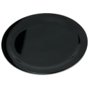 Carlisle 10 1/4" Round Melamine Dinner Plate, Black (4350003) thumbnail 2