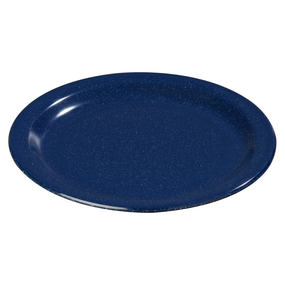 Carlisle 9" Round Melamine Dinner Plate, Cafe Blue (4350135)