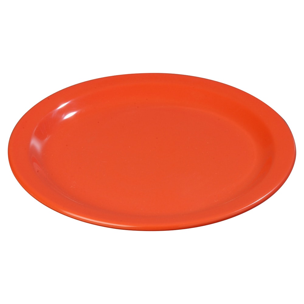 Carlisle 9" Round Melamine Dinner Plate, Sunset Orange (4350152)