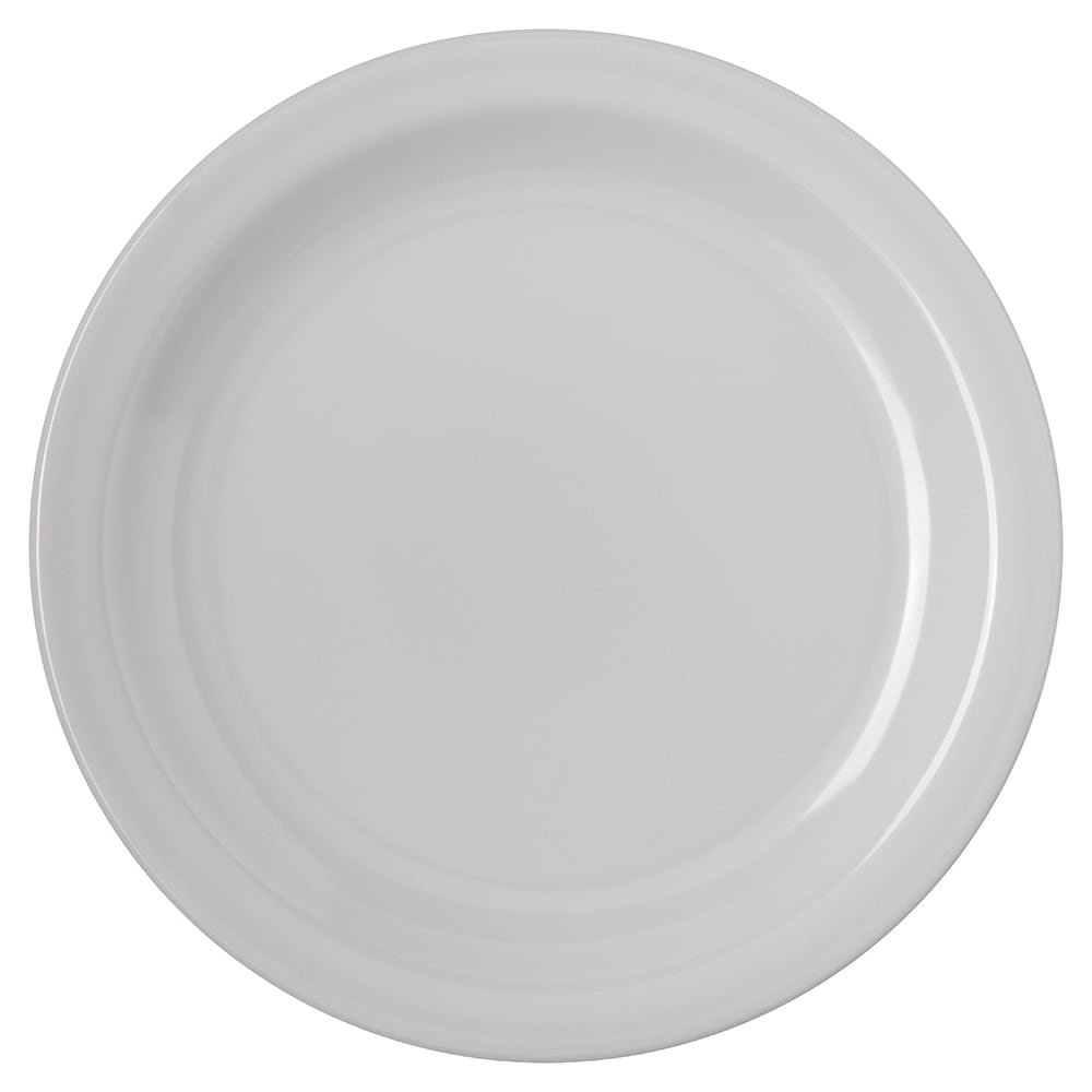 Carlisle 7 1/4" Round Melamine Salad Plate, White (4350302)