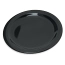 Carlisle 7 1/4" Round Melamine Salad Plate, Black (4350303) thumbnail 2