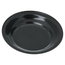 Carlisle 7 1/4" Round Melamine Salad Plate, Black (4350303) thumbnail 4
