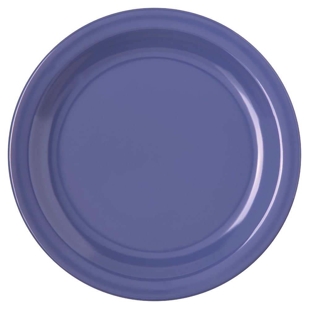 Carlisle 7 1/4" Round Melamine Salad Plate, Ocean Blue (4350314)
