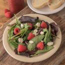 Carlisle 7 1/4" Round Melamine Salad Plate, Tan (4350325) thumbnail 5