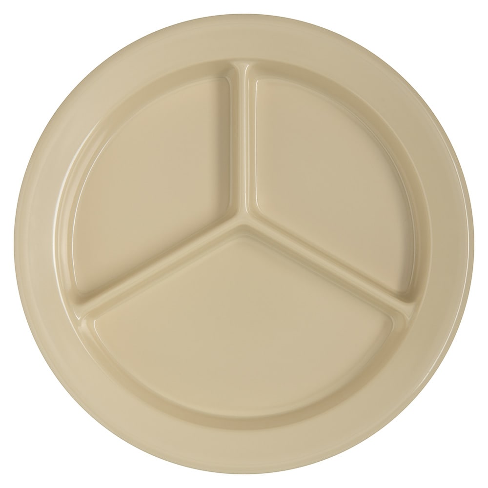 Carlisle 9" Round Melamine Dinner Plate, Tan (4351625)