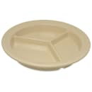 Carlisle 9" Round Melamine Dinner Plate, Tan (4351625) thumbnail 2