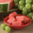 Carlisle 3 1/2 oz Round Melamine Fruit Bowl, Red (4353205) thumbnail 5