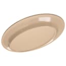 Carlisle 9 1/4" x 6 1/4" Oval Dallas Ware Platter - Melamine, Tan (4356325) thumbnail 4