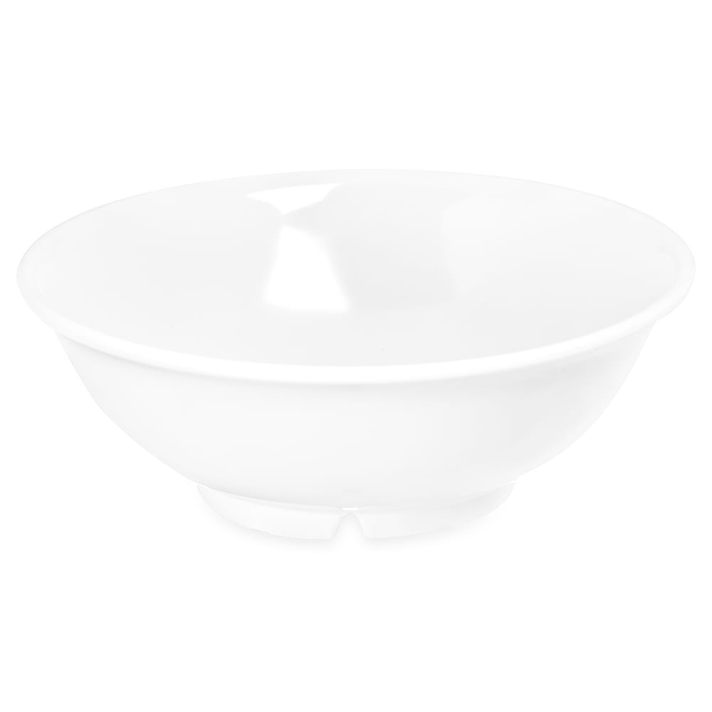 Carlisle 24 oz Round Melamine Serving Bowl, White (4373702)