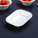 Carlisle 28 oz Rectangular Melamine Serving Bowl, White (4374502) thumbnail 2
