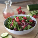 Carlisle 40 oz Round Melamine Serving Bowl, White (4381302) thumbnail 5