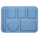 Carlisle Melamine Rectangular Tray w/ (6) Compartments, 14" x 10", Sandshades (4398192) thumbnail 2