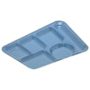 Carlisle Melamine Rectangular Tray w/ (6) Compartments, 14" x 10", Sandshades (4398192) thumbnail 3