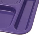 Carlisle Melamine Rectangular Tray w/ (6) Compartments, 14 1/2" x 10", Purple (4398887) thumbnail 4