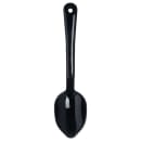 Carlisle 11" Solid Serving Spoon - Plastic, Black (441003) thumbnail 2