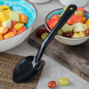 Carlisle 11" Solid Serving Spoon - Plastic, Black (441003) thumbnail 5