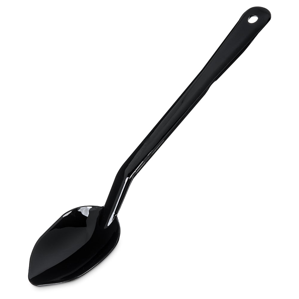 Carlisle 13" Solid Serving Spoon - Plastic, Black (442003)