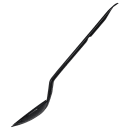 Carlisle 13" Solid Serving Spoon - Plastic, Black (442003) thumbnail 3