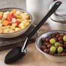 Carlisle 13" Solid Serving Spoon - Plastic, Black (442003) thumbnail 5