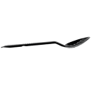 Carlisle 13" Perforated Serving Spoon - Plastic, Black (442603) thumbnail 3