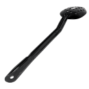 Carlisle 13" Perforated Serving Spoon - Plastic, Black (442603) thumbnail 4