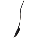 Carlisle 8"L Solid Salad/Buffet Spoon w/  1/2 oz Capacity, Plastic, Black (446003) thumbnail 3