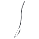 Carlisle 8"L Solid Salad/Buffet Spoon w/  1/2 oz Capacity, Plastic, Clear (446007) thumbnail 3