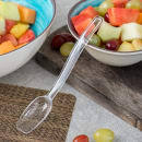 Carlisle 8"L Solid Salad/Buffet Spoon w/  1/2 oz Capacity, Plastic, Clear (446007) thumbnail 5