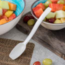 Carlisle 8"L Solid Salad/Buffet Spoon w/  1/2 oz Capacity, Plastic, White (446002) thumbnail 5
