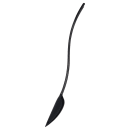 Carlisle 10"L Solid Salad/Buffet Spoon w/ 3/4 oz Capacity, Plastic, Black (447003) thumbnail 3
