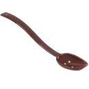 Carlisle 10"L Perforated Salad/Buffet Spoon w/ 3/4 oz Capacity, Plastic, Brown (447101) thumbnail 2