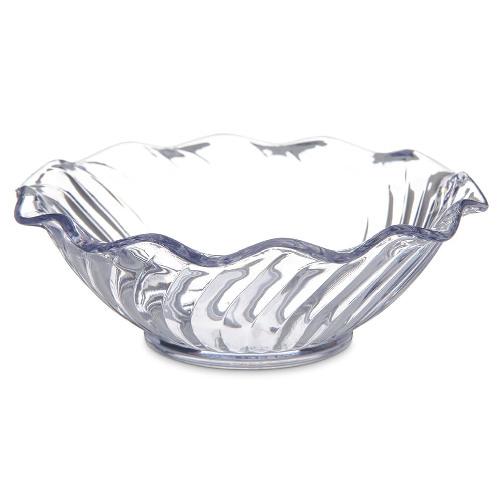 Carlisle 5 oz Tulip Berry Dish - Plastic, Clear (453107)