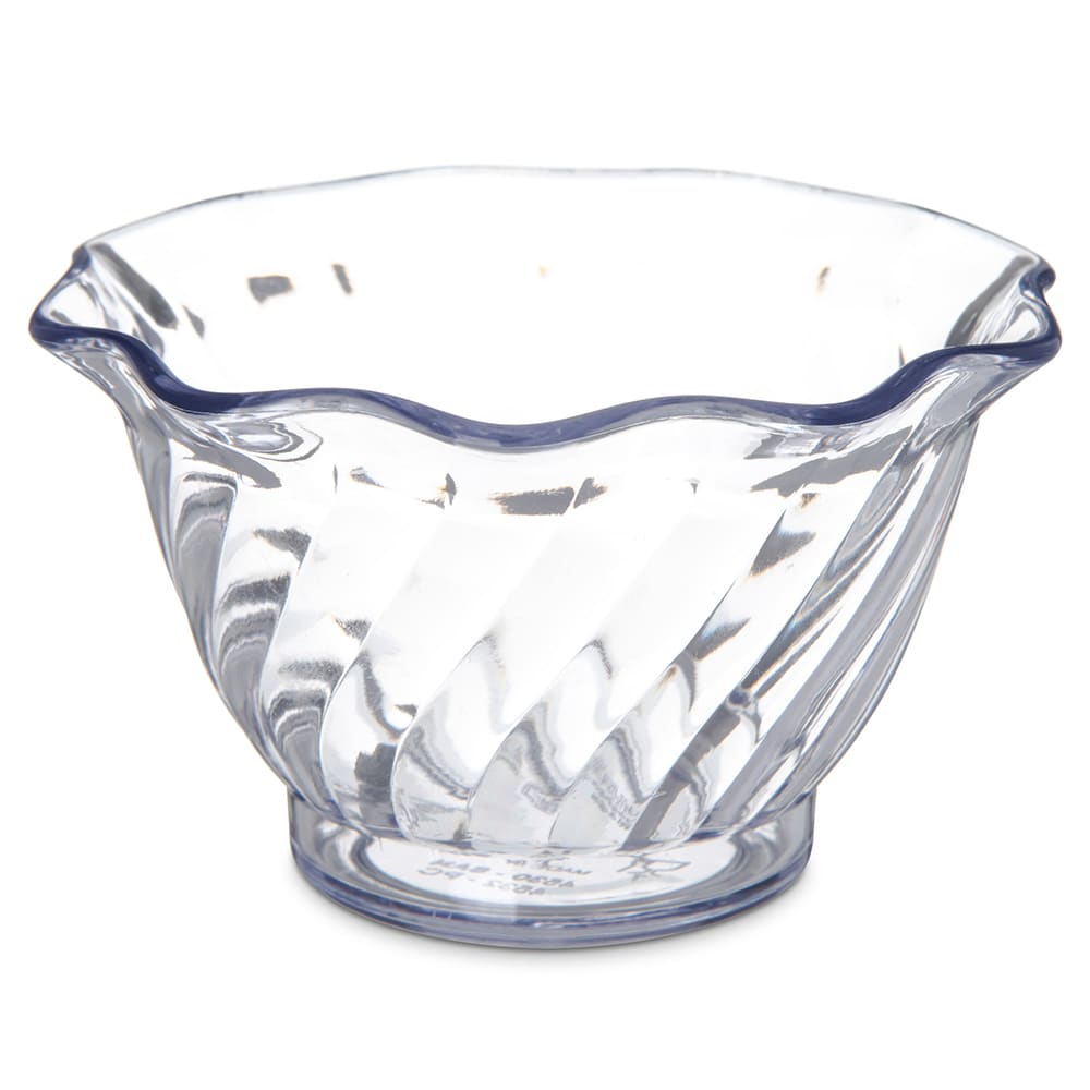 Carlisle 5 oz Tulip Dessert Dish - Plastic, Clear (453207)