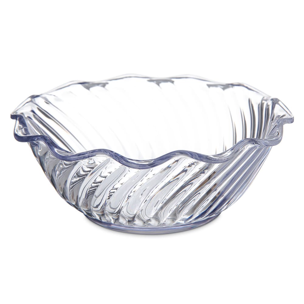 Carlisle 13 oz Tulip Bowl - Plastic, Clear (453307)