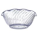 Carlisle 13 oz Tulip Bowl - Plastic, Clear (453307) thumbnail 4
